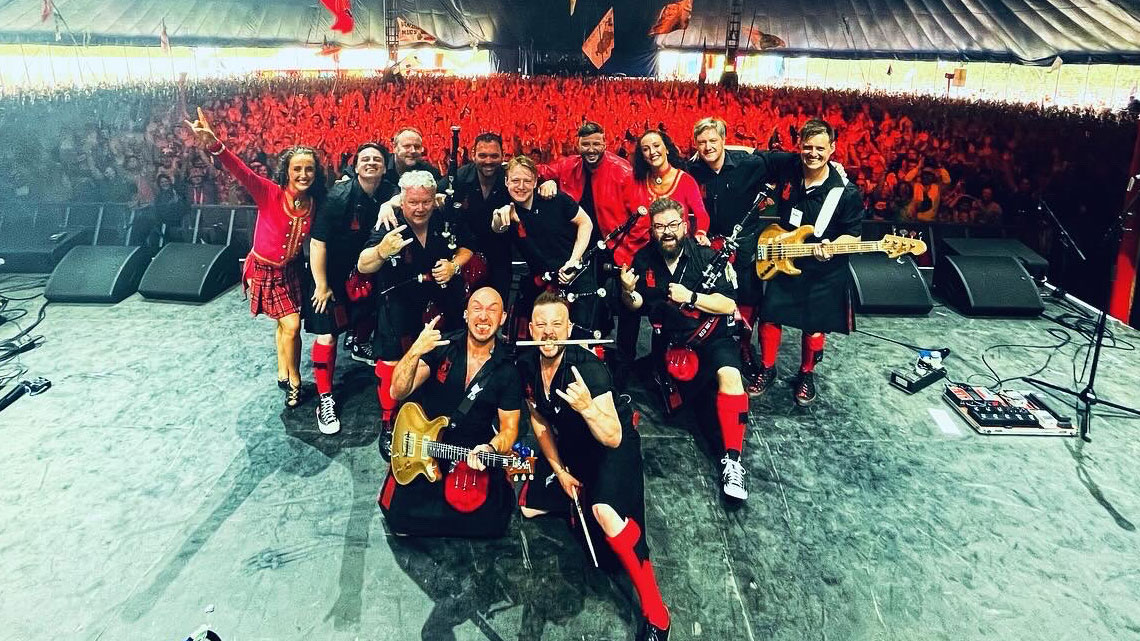 Red Hot Chilli Pipers am 03. November 2025 im Capitol Mannheim_Foto:  Ross White